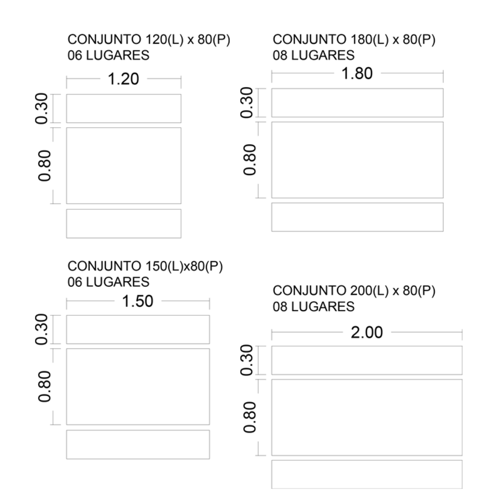 Conjunto Refeitório