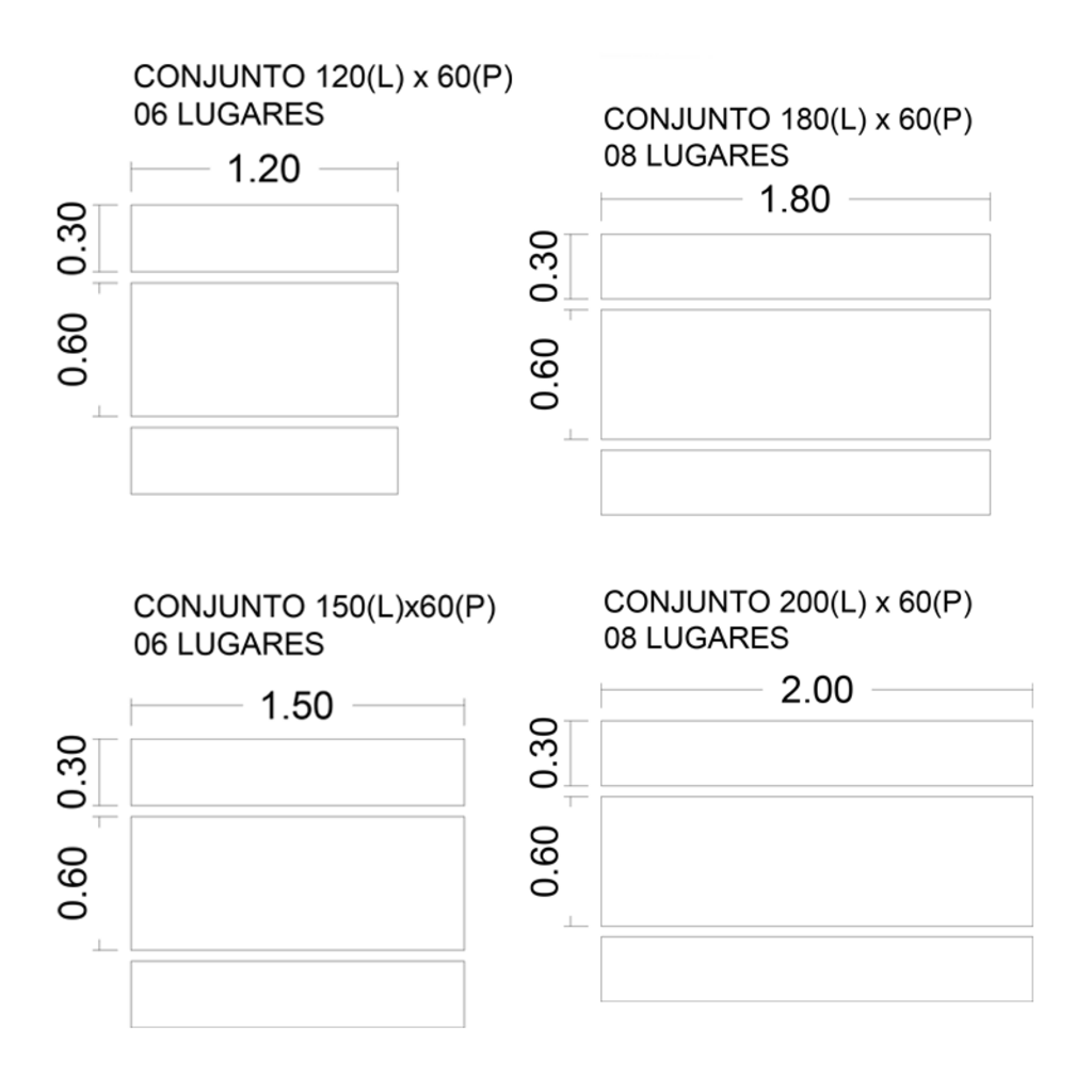 Conjunto Refeitório