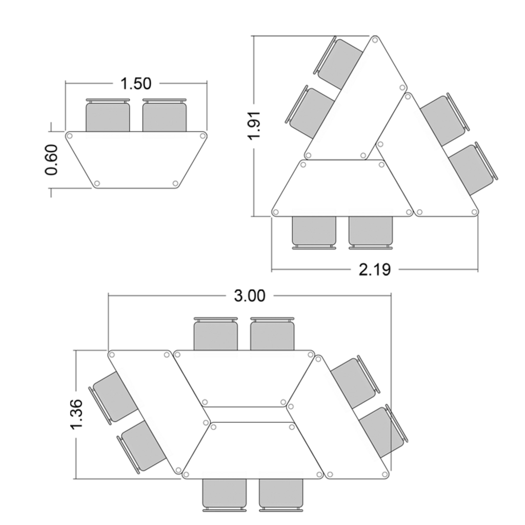 Mesa Group Trapézio