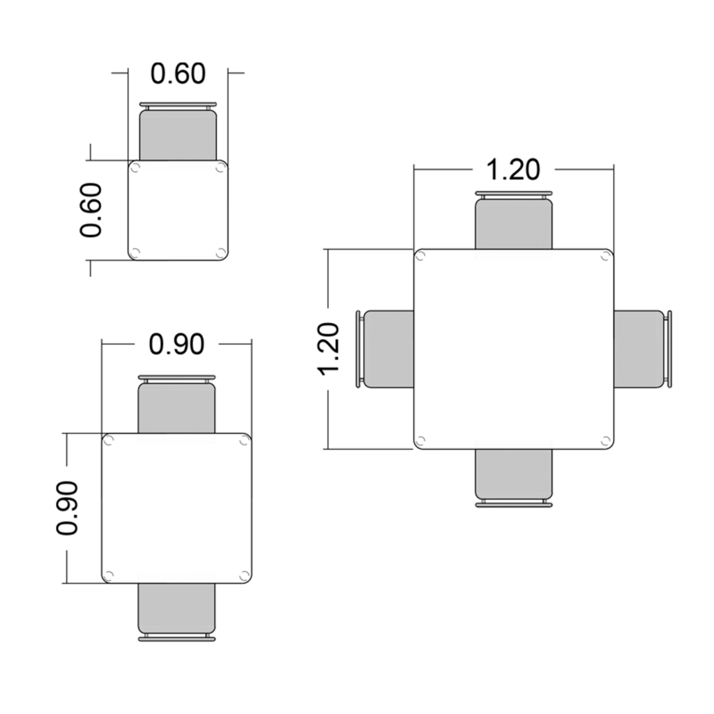 Mesa Group Quadrada