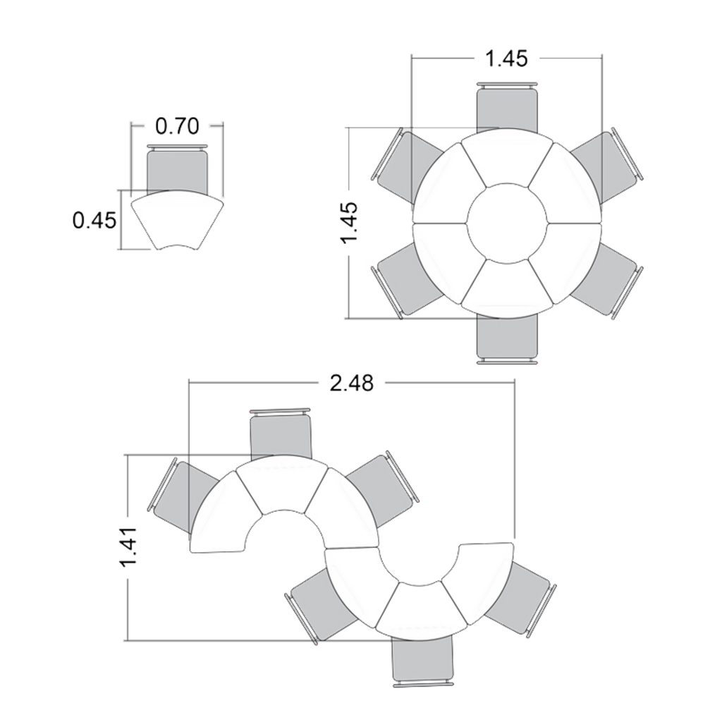 Mesa Smart Curva