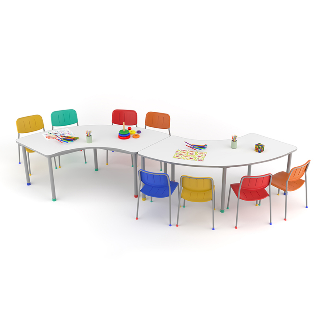 Mesa Group Curva Infantil - 170