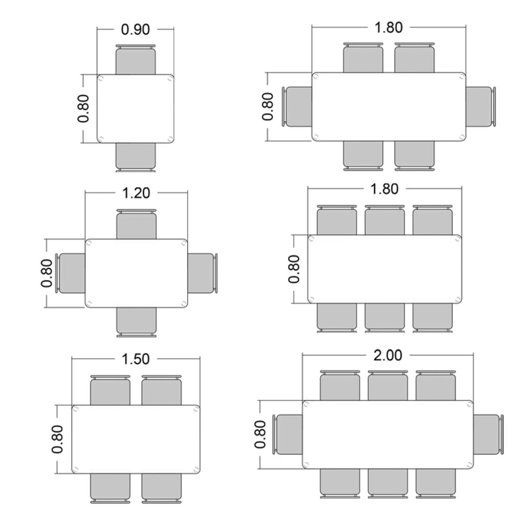 Mesa Group Retangular