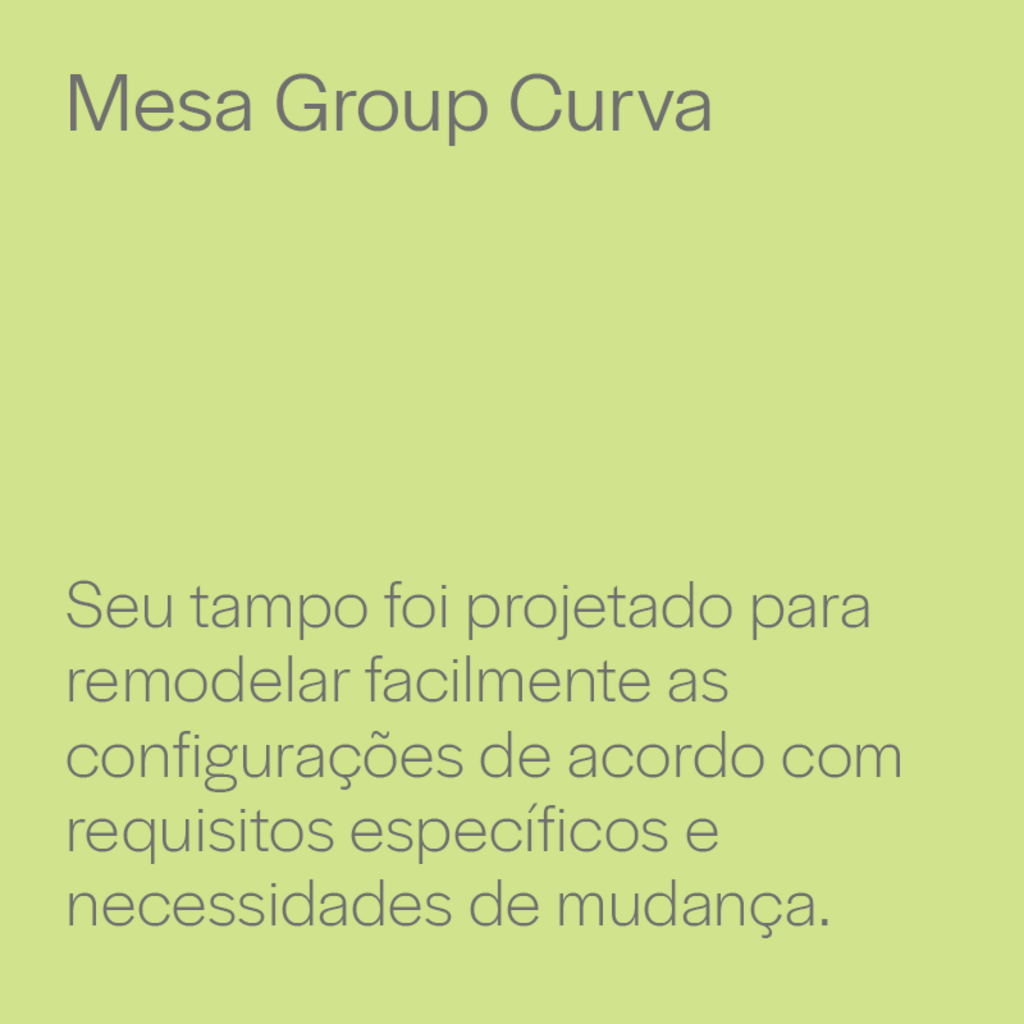 Mesa Group Curva Infantil - 170